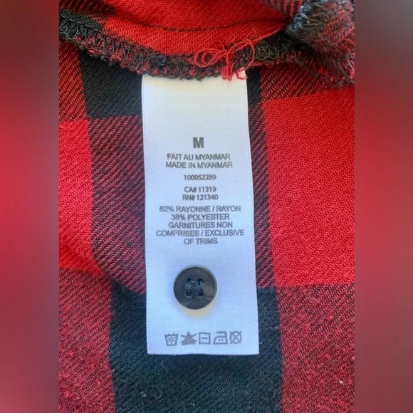 Cropped Plaid Shirt  from Garage - Picture 4 of 4